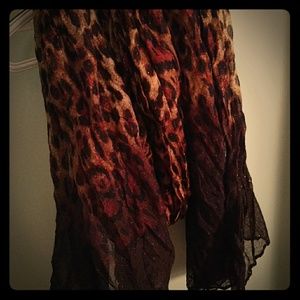 Leopard Print Scarf